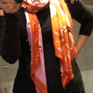 Valentino silk printed scarf